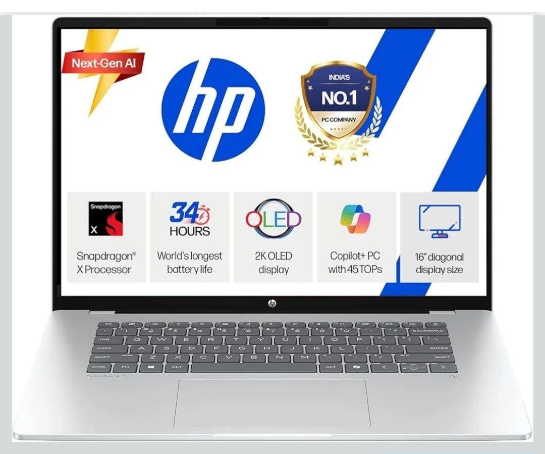 🔥🔥HP Omnibook 5 OLED (Previously Pavilion), Snapdragon X Processor (16GB LPDDR5x,1TB SSD) 2K OLED,16''/40.6cm

🎁 Deal Price : ₹53,459

Buy Here : 

💥 Bank Offer : ₹12,500 Off On AXIS C...