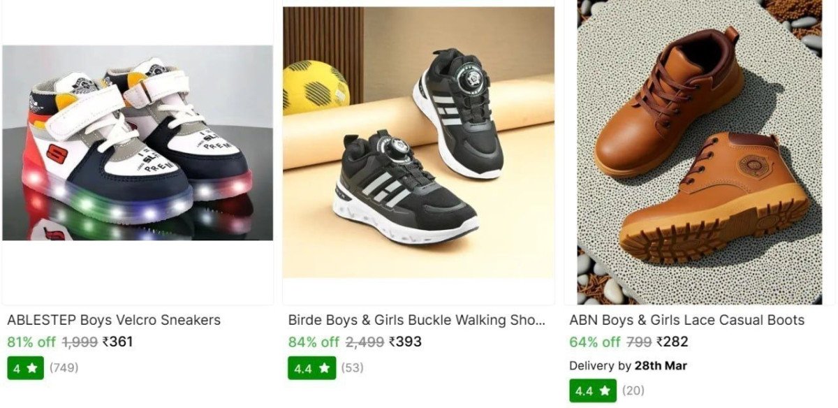 Boys & Girls Shoes From Starts @ ₹282



More Details 👉 

📢 Join WhatsApp Deals


#DealsHeaven #LootDeals #BestDeals