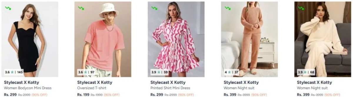 Myntra | Upto 90% Off - Stylecast X Kotty  Clothing

Starting From Rs.299

🔗 

More Details 👉 

📢 Join WhatsApp Deals


#DealsHeaven #LootDeals #BestDeals