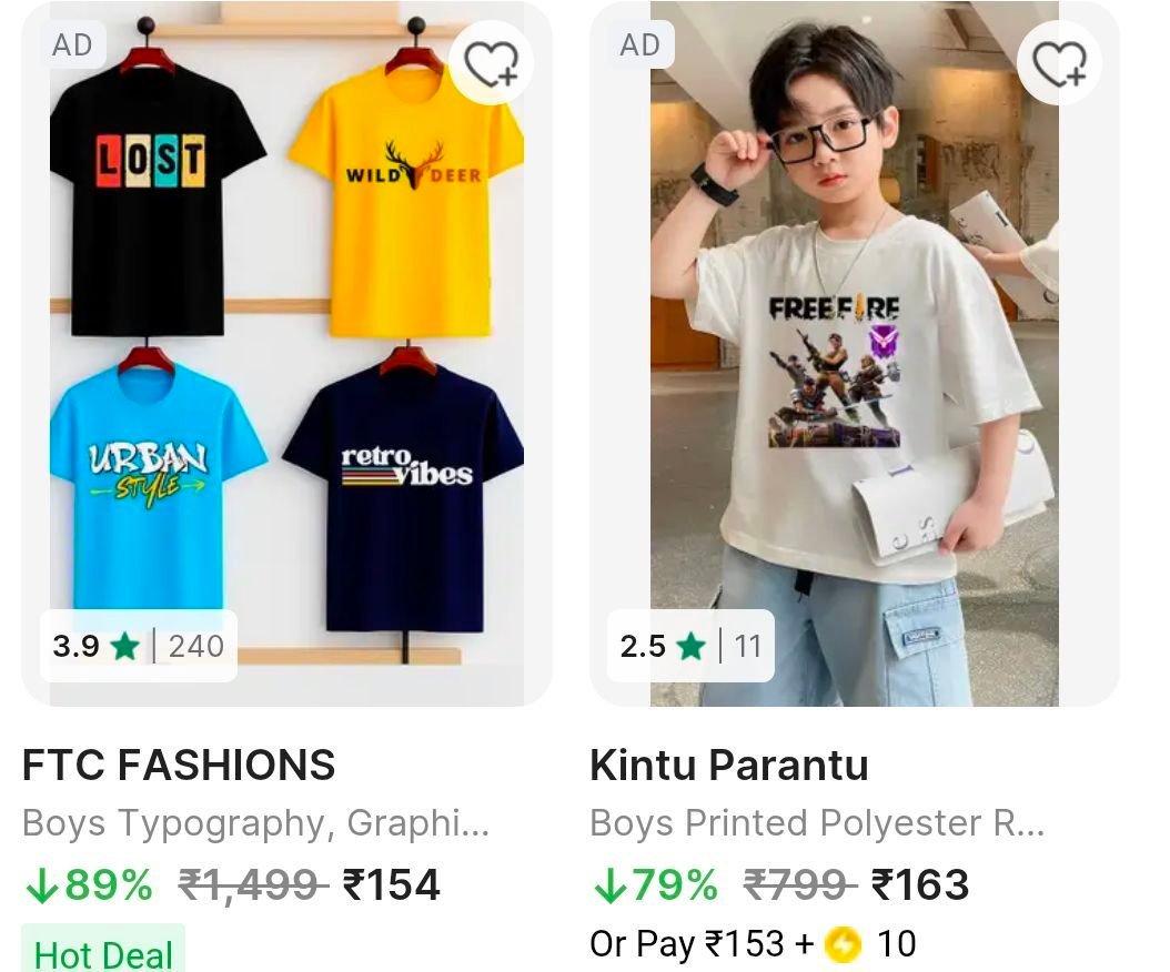 🚨FLIPKART LAST CHANCE – Kids Fashion Loot! 👕🧒🔥

⏰ Time: 6 PM – 9 PM ONLY (3 Hours)
☀️ Summer Picks for Kids – Selling FAST!

👗 Dresses • 👕 T-Shirts • 👖 Combos & Mo...