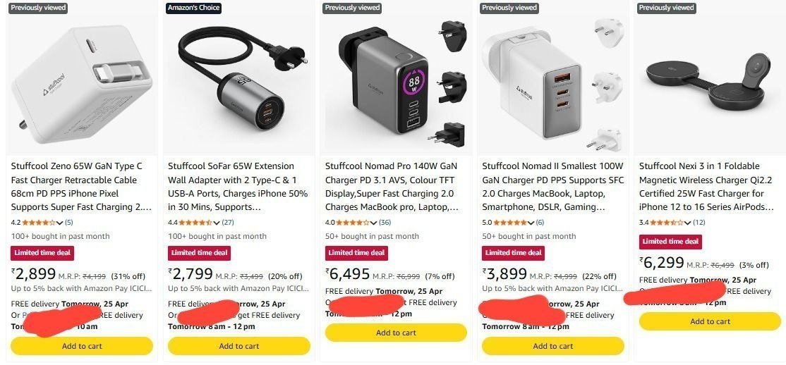 Up To 31 Stuffcool Adaptor And Wireless Chargers (