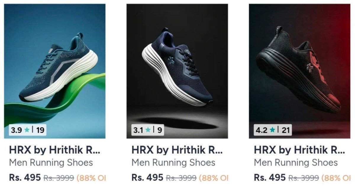.

Grab 💥💥💥 
495₹
HRX by Hrithik Roshan Shoes 



More Details 👉 

📢 Join WhatsApp Deals


#DealsHeaven #LootDeals #BestDeals