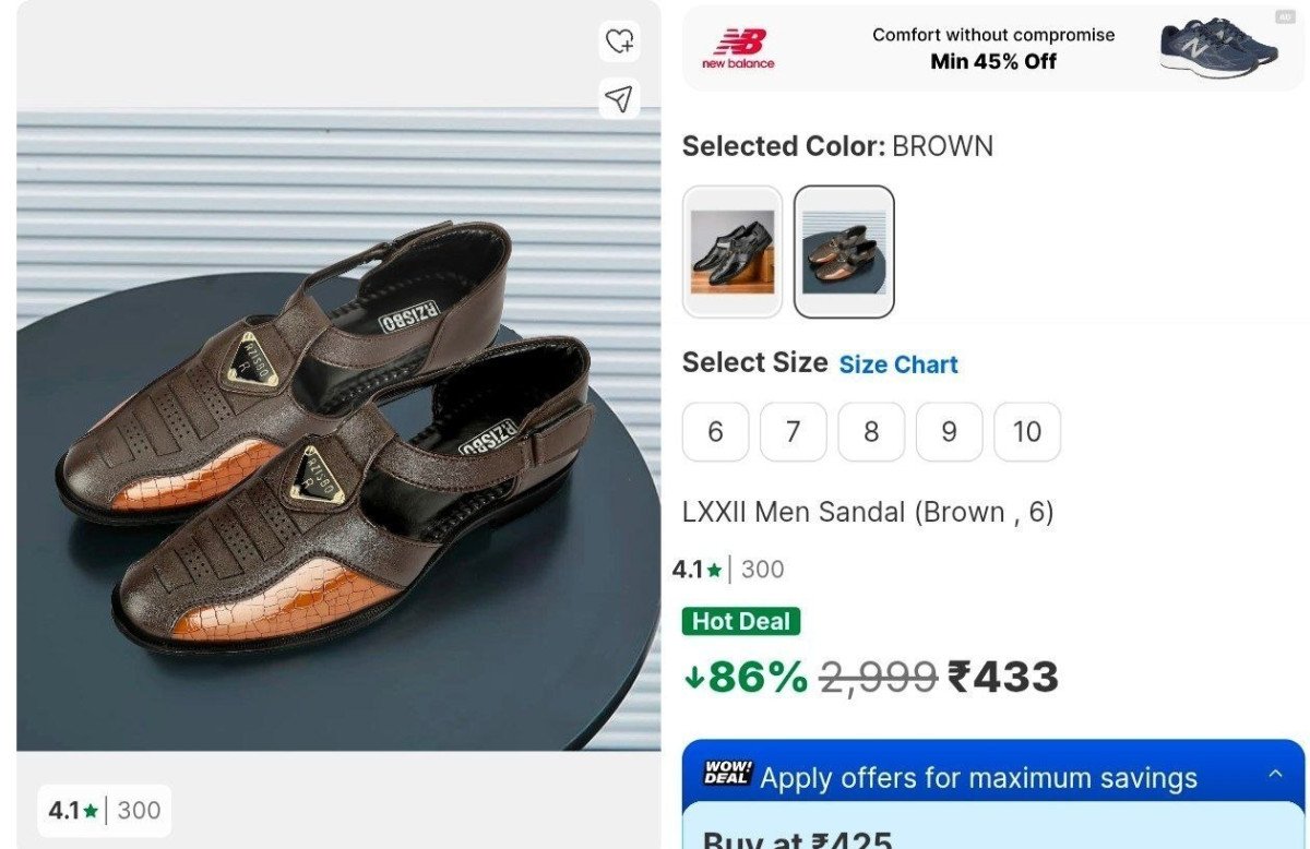 Flipkart | Grab 💥 
433₹



More Details 👉 

📢 Join WhatsApp Deals


#DealsHeaven #LootDeals #BestDeals