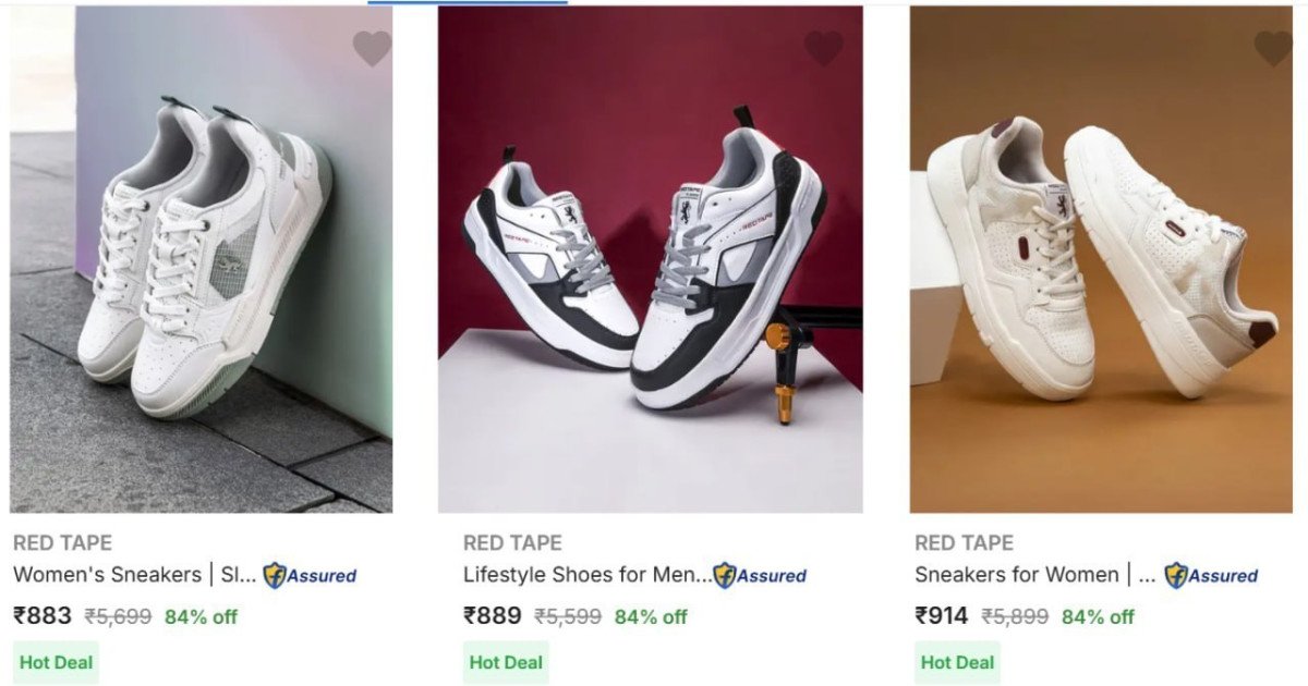 Upto 85% Off On Redtape Sneakers.



More Details 👉 

📢 Join WhatsApp Deals


#DealsHeaven #LootDeals #BestDeals