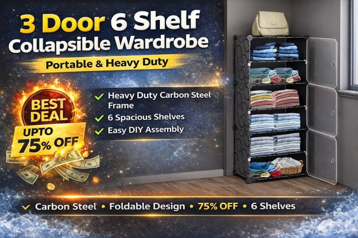 3 Door 6 Shelf Wardrobe @ ₹1,598



More Details 👉 

📢 Join WhatsApp Deals


#DealsHeaven #LootDeals #BestDeals