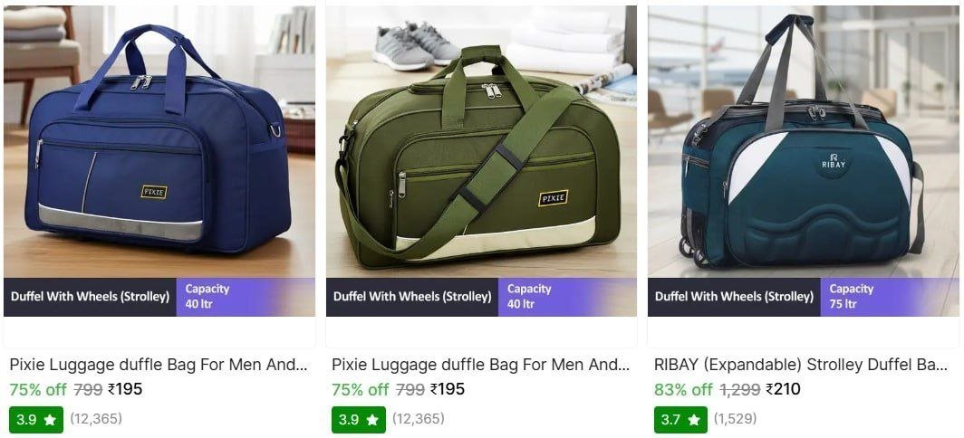 Duffle Bags with Wheels at ₹195



More Details 👉 

📢 Join WhatsApp Deals


#DealsHeaven #LootDeals #BestDeals