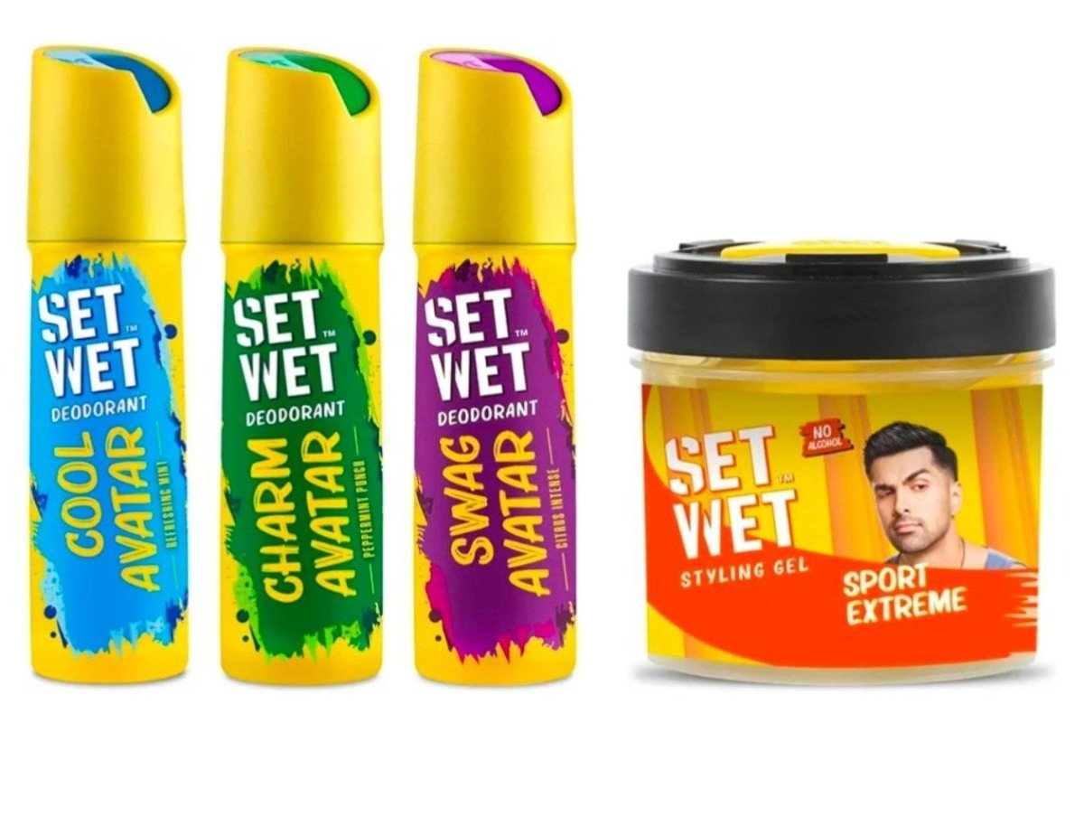 Set Wet Deodorant Spray Perfume (Pack Of 3) & Hair Gel 250 ml @320.



More Details 👉 

📢 Join WhatsApp Deals


#DealsHeaven #LootDeals #BestDeals