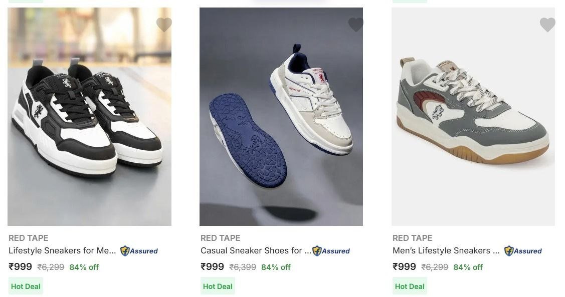 🔥🔥Upto 84% Off On RED TAPE Men's Sneakers 

Buy Here : 

More Details 👉 

📢 Join WhatsApp Deals


#DealsHeaven #LootDeals #BestDeals