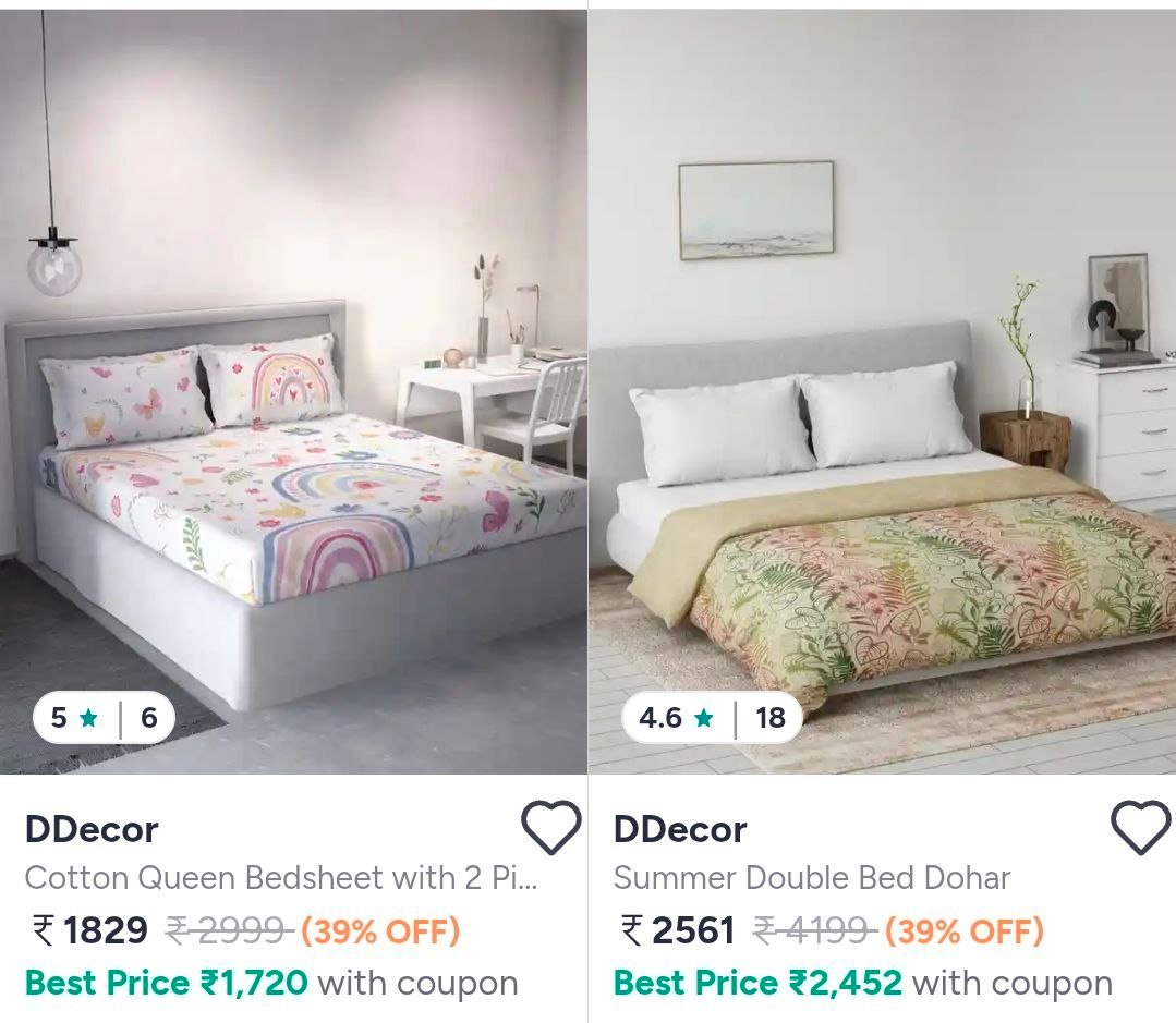 🔥Myntra | ⚡Home Deals

🔥 D’Decor Bedsheets & Curtains – Flat 37% Off
🔗 

🔥 Cello & Larah by Borosil Dinner Sets – Min 50% Off
🔗 

More Details 👉 

📢 Join WhatsApp Deals


...