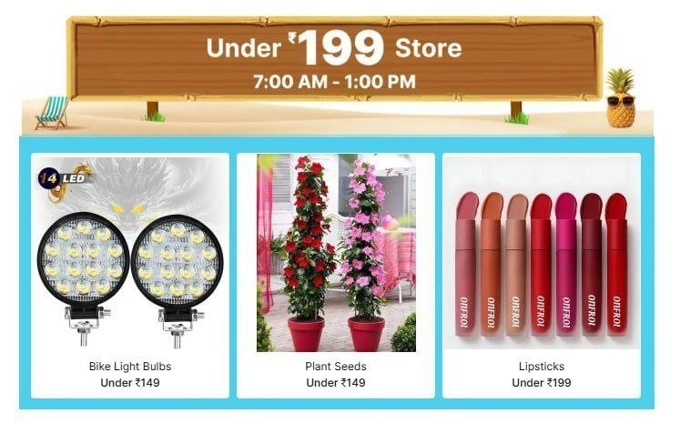 Shopsy - Under ₹199 Store

 

More Details 👉 

📢 Join WhatsApp Deals


#DealsHeaven #LootDeals #BestDeals
