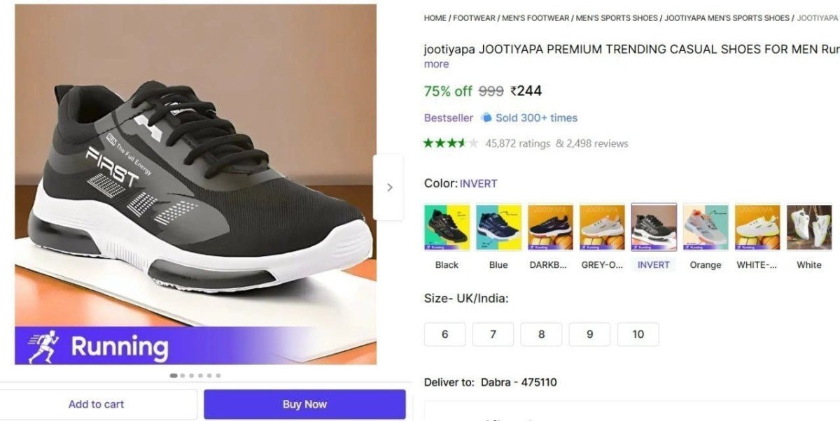 Running Shoes For Men (Black, White) @ Rs.244

 

More Details 👉 

📢 Join WhatsApp Deals


#DealsHeaven #LootDeals #BestDeals