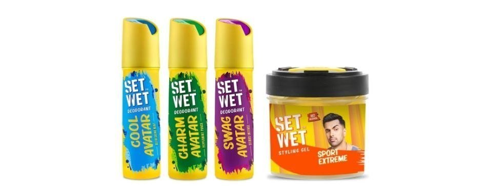 💥Set Wet Deodorant Spray Perfume, 150ml (Cool, Charm and Swag Avatar Pack of 3) and Hair Gel Ultimate Hold, 250ml

💰Deal @ 320🔥.  ❌Reg @ 499

🔗

More Details 👉 

📢 Join WhatsApp De...