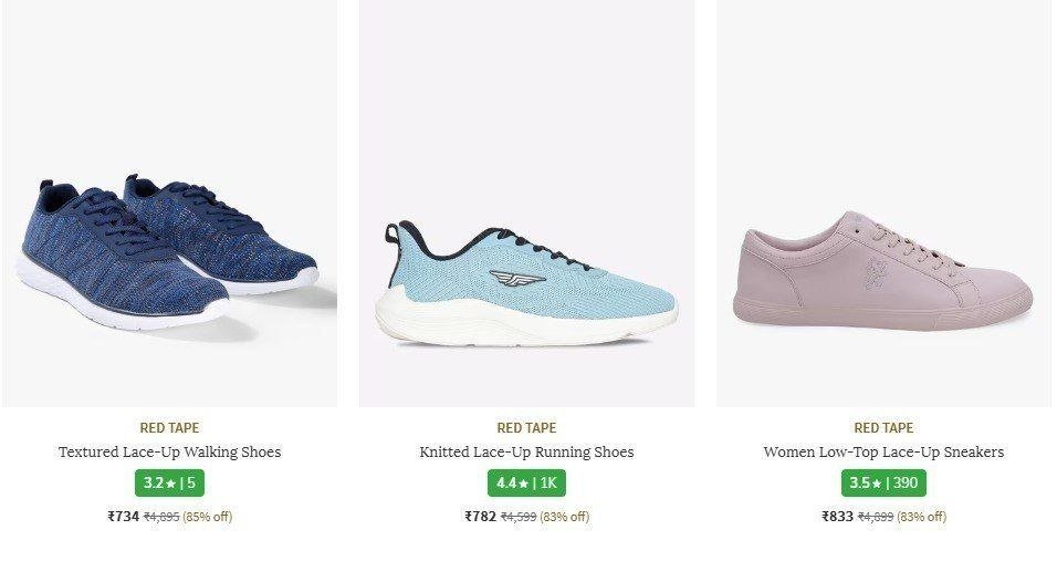 AJIO : Upto 85% Off On Red Tape Shoes

Men's : 

Women's : 

💰 Bonus : Earn 10% AJIO Super Cash on Every Order!!!

More Details 👉 

📢 Join WhatsApp Deals


#DealsHeaven #LootDeals #BestDeals