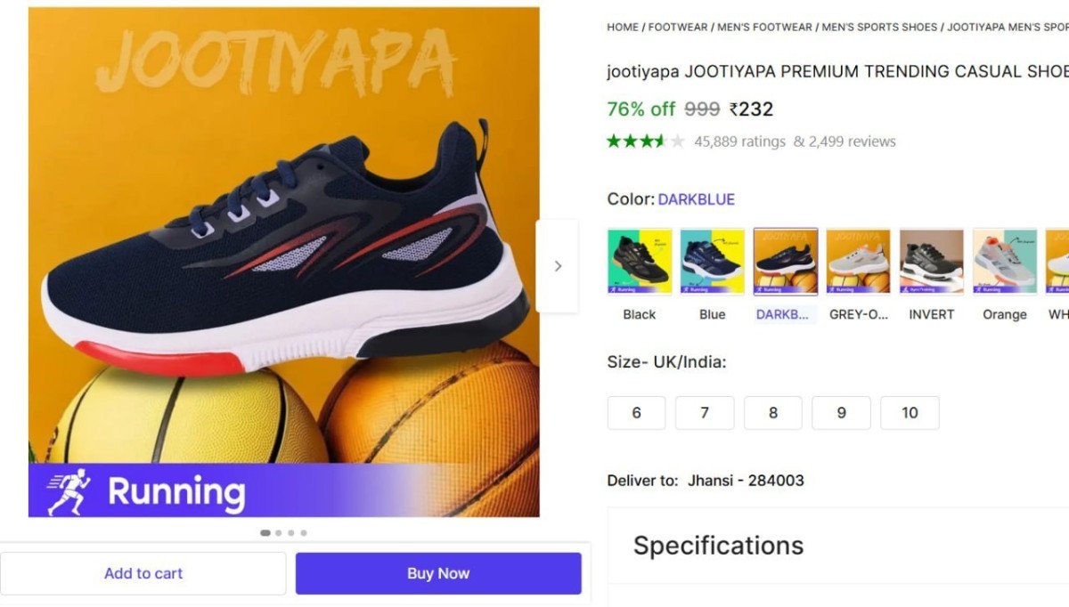 🔥  Running Shoes For Men @ Rs.232

🔗 

More Details 👉 

📢 Join WhatsApp Deals


#DealsHeaven #LootDeals #BestDeals