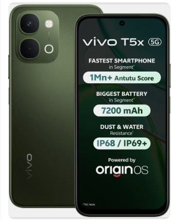 📱🔥 vivo T5x 5G First Sale – Loot Deal!

⚡ Extra 5% OFF on FK Axis, SBI & HDFC Swiggy
🎟 Apply Coupon for extra savings
🔑 Code: T5x_Best (24th Only)

🚀 Top Variants Deals 👇

💥 6...