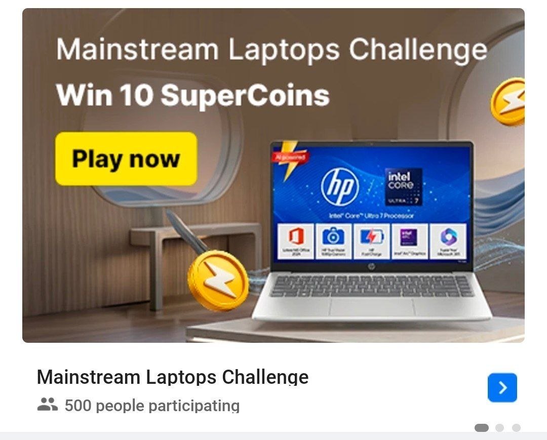 🔥Flipkart : 3 New Supercoins Challenges Win 30 Coins

➡️Link : 

➡️Open Link in App >> Complete Task >> Get 30 SuperCoins Instantly

More Details 👉 

📢 Join WhatsApp Deals


#DealsHea...