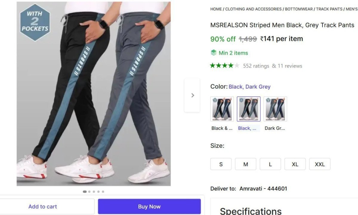 🔥  Men Striped Black, Grey Track Pants @ ₹141

🔗 

Min 2 Buy

More Details 👉 

📢 Join WhatsApp Deals


#DealsHeaven #LootDeals #BestDeals