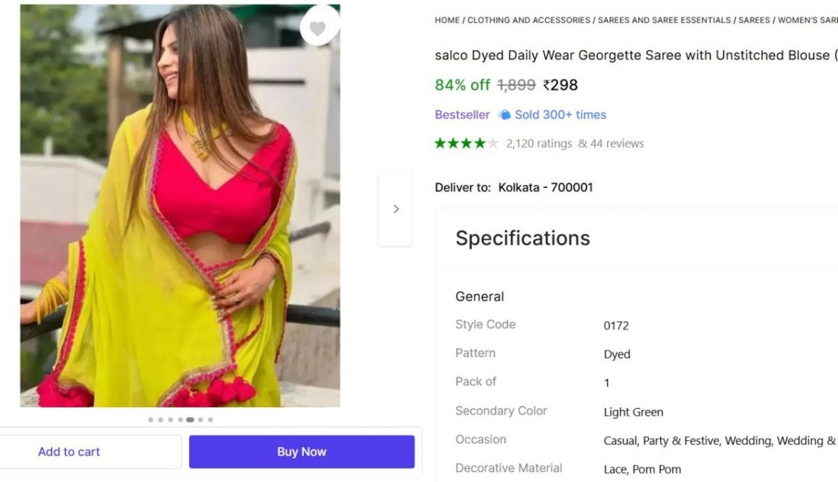 🔥  Daily Wear Georgette Saree with Unstitched Blouse @ ₹298

🔗 

More Details 👉 

📢 Join WhatsApp Deals


#DealsHeaven #LootDeals #BestDeals