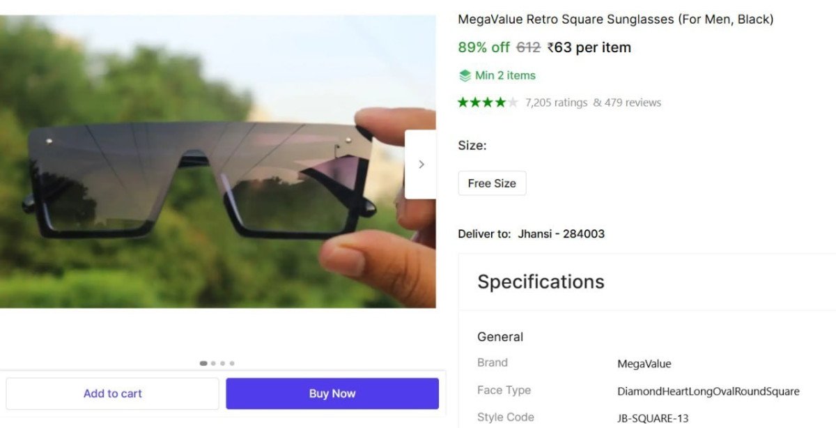 Retro Square Sunglasses (For Men, Black) @ ₹63

👉

More Details 👉 

📢 Join WhatsApp Deals


#DealsHeaven #LootDeals #BestDeals