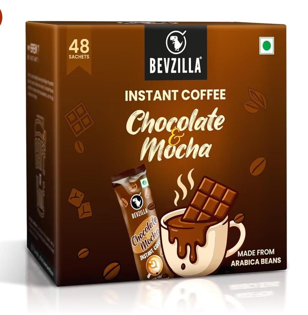 🔥🔥Bevzilla 48 Chocolate & Mocha Instant Coffee Powder Sachets | Arabica Beans with Chocolaty Twist | Perfect for Espresso, Latte & Cappuccino | Enjoy Hot & Cold Brews

🎁Deal price: ₹209

Bu...