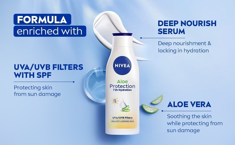 Nivea Aloe Protection Body Lotion 200 Ml 210