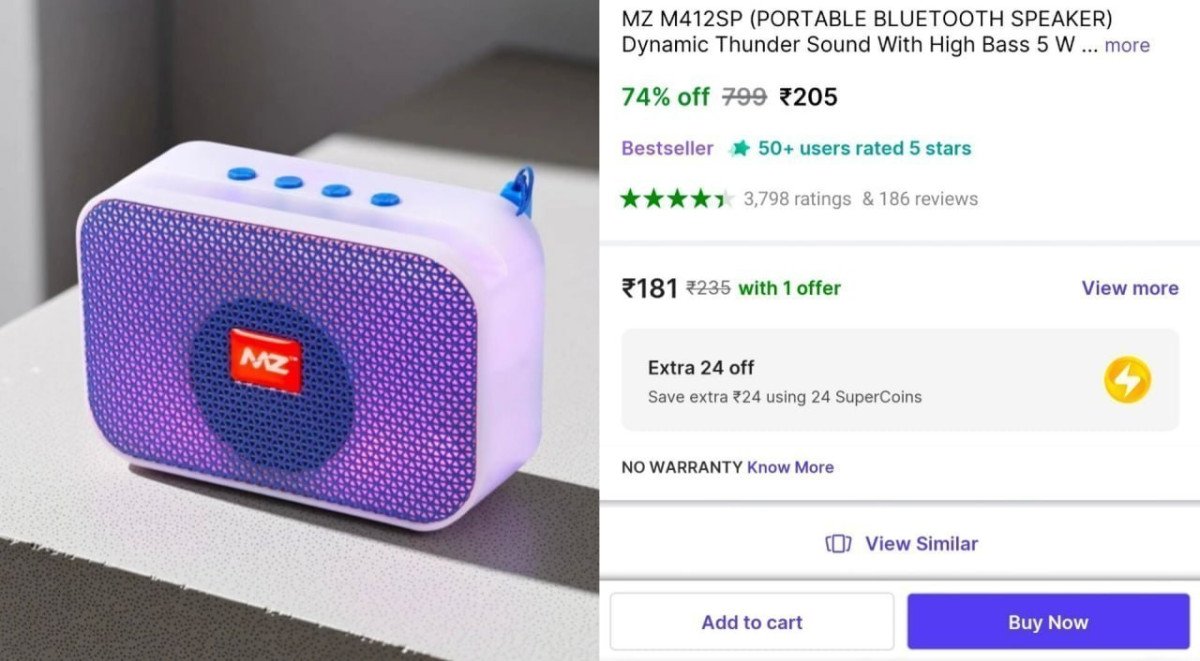 🔥  Portable BT Speaker at ₹205

🔗 

More Details 👉 

📢 Join WhatsApp Deals


#DealsHeaven #LootDeals #BestDeals