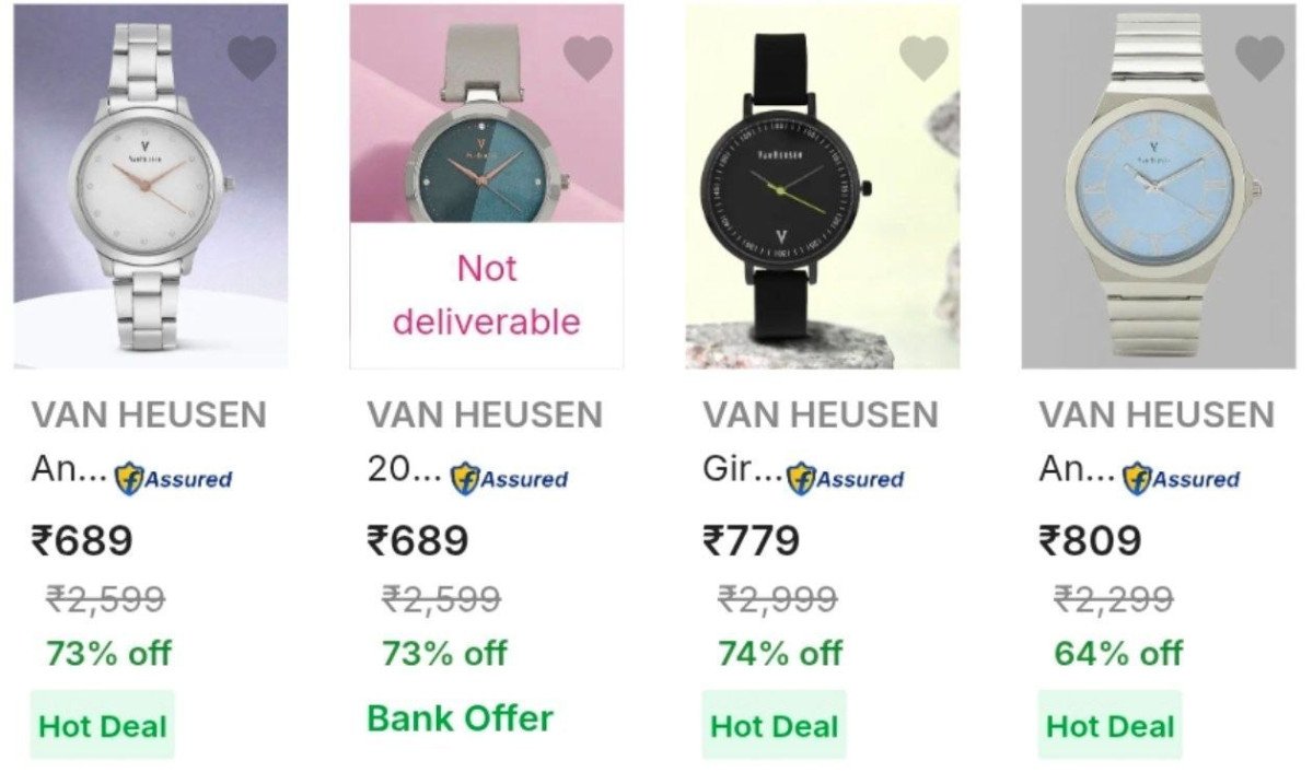 .

Van Heusen Wrist Watches 🔥 



More Details 👉 

📢 Join WhatsApp Deals


#DealsHeaven #LootDeals #BestDeals