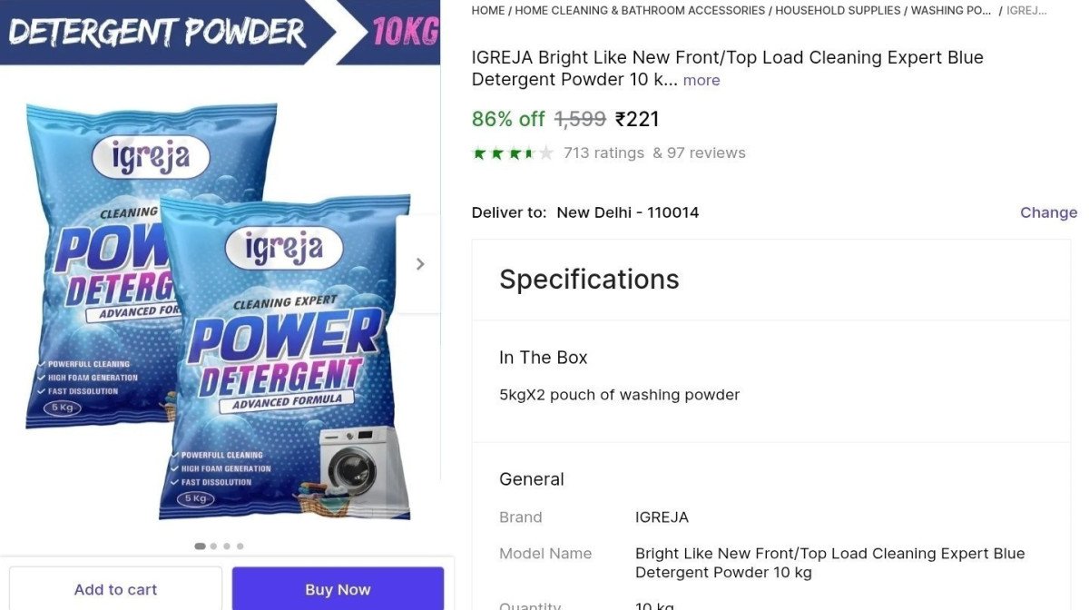 🔥Detergent Powder - 10Kg at ₹237

👉

More Details 👉 

📢 Join WhatsApp Deals


#DealsHeaven #LootDeals #BestDeals