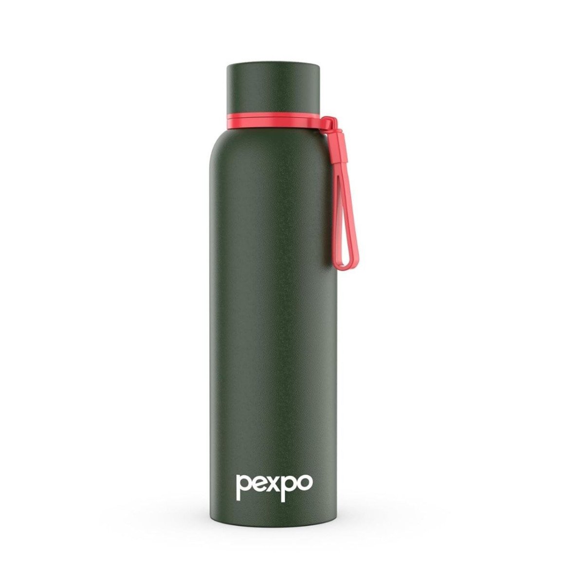 Pexpo Insulated Water Bottle 1 Ltr Stainless Steel Leak Proof Flask 24 Hours Cold Hot 645