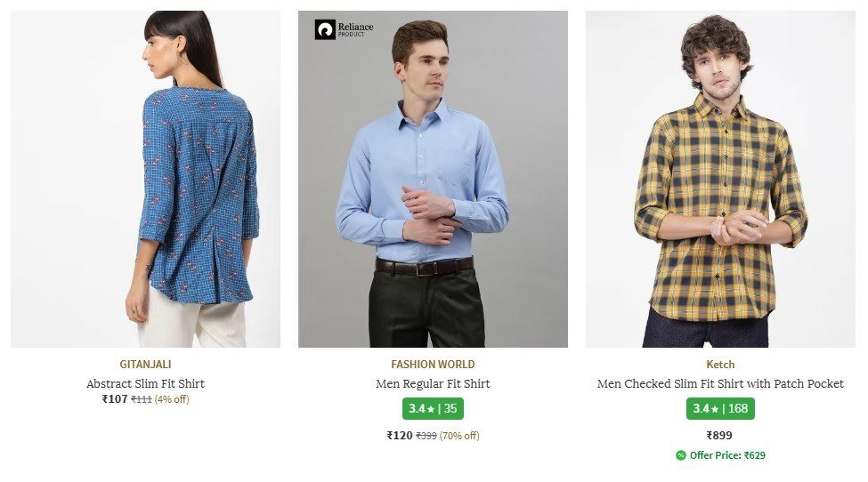Ajio | Branded Men's T-Shirts from Rs.107

👉 

 Branded Men's Shirts from Rs.180

👉

More Details 👉 

📢 Join WhatsApp Deals


#DealsHeaven #LootDeals #BestDeals