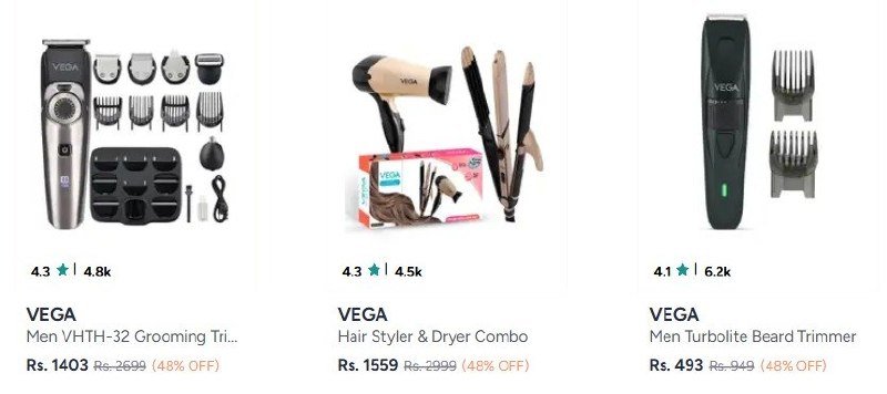 🔥 Myntra Beauty & Grooming Sale is LIVE! 🔥

💈 Philips – Min 30% Off on Beauty & Grooming Appliances
🔗 

💪 Beardo – Min 65% Off on Perfumes & Grooming Kits
🔗 

💅 VEGA – Min 4...