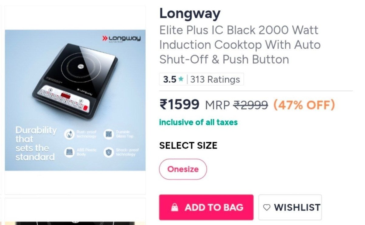 .

Grab 💥💥 
1,599₹



More Details 👉 

📢 Join WhatsApp Deals


#DealsHeaven #LootDeals #BestDeals