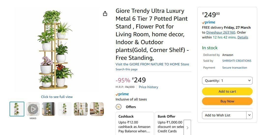 Loot @249



More Details 👉 

📢 Join WhatsApp Deals


#DealsHeaven #LootDeals #BestDeals