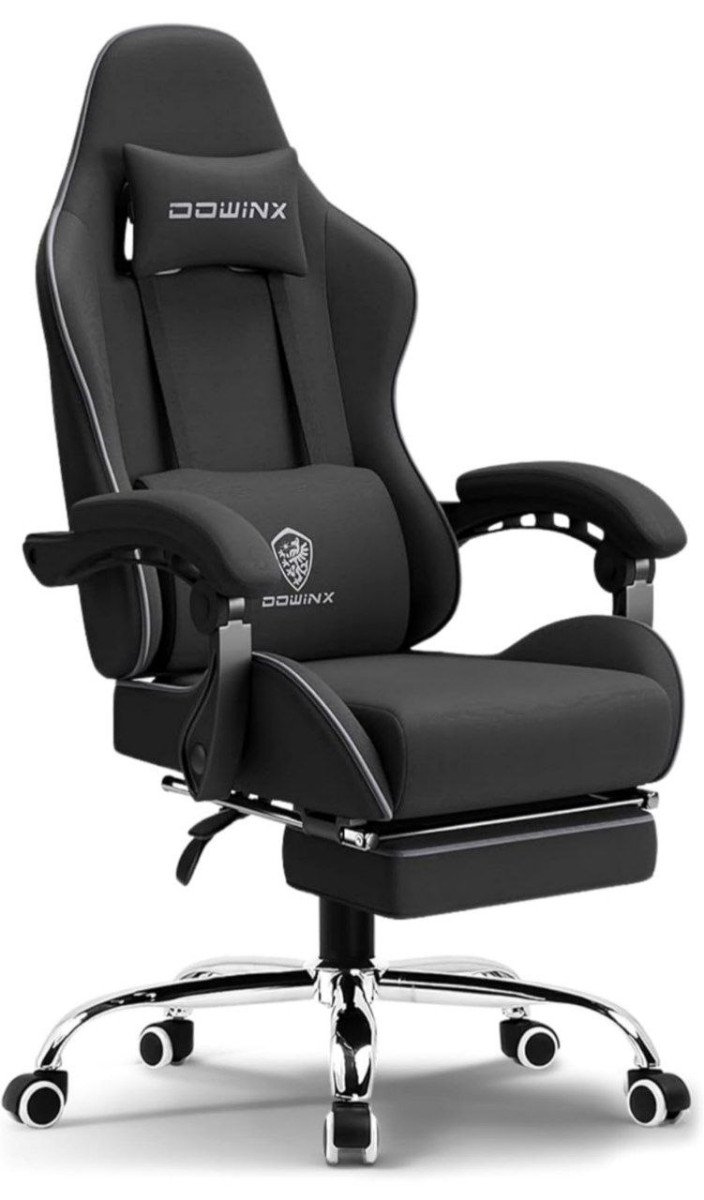Dowinx Multi-functional Ergonomic Gaming Computer Chair Massage Cushion Bre