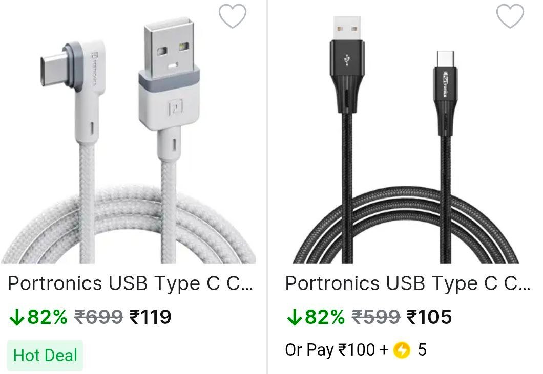 Flipkart | Portronics Mobile Cables Upto 82% Off Starting From @105

👉

More Details 👉 

📢 Join WhatsApp Deals


#DealsHeaven #LootDeals #BestDeals