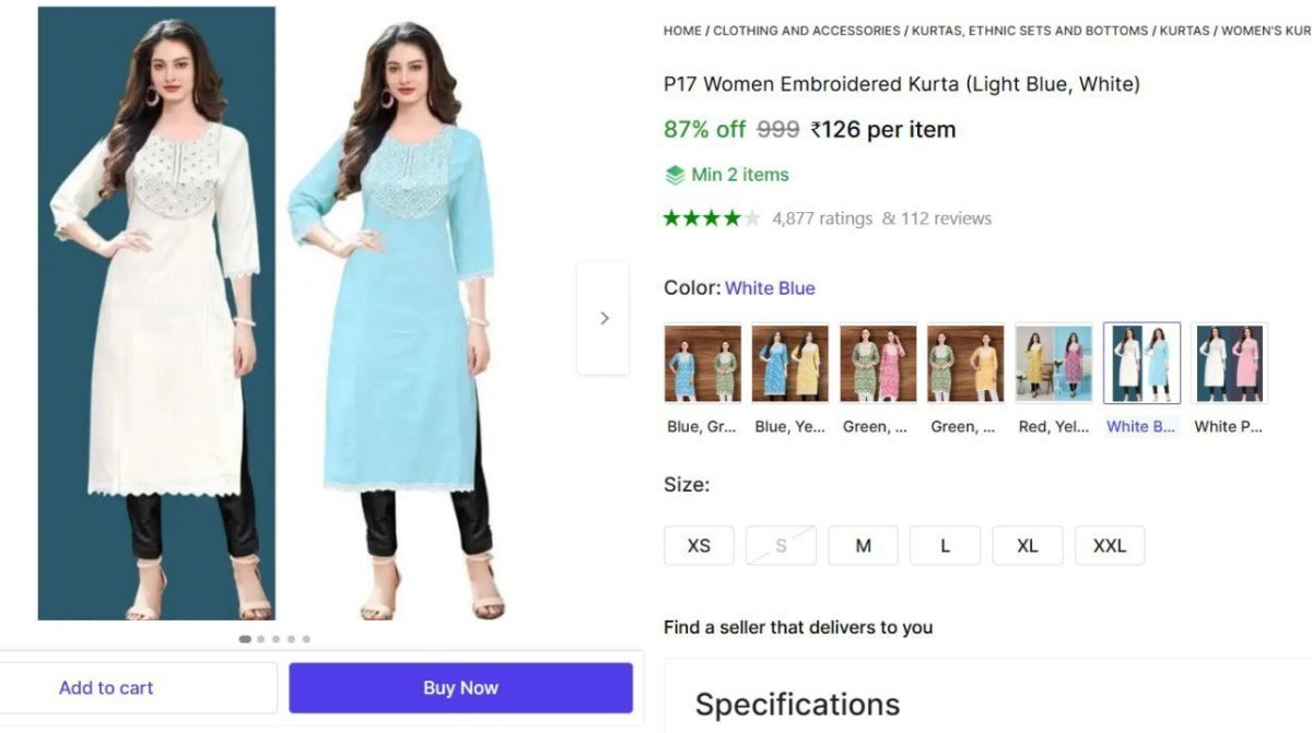 🔥  Women Embroidered Kurta (Light Blue, White) @ Rs.126

🔗 

Min. 2 Qty

More Details 👉 

📢 Join WhatsApp Deals


#DealsHeaven #LootDeals #BestDeals