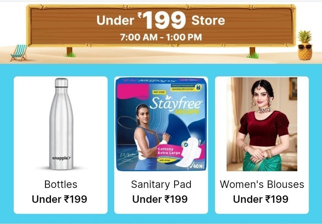 🔥  Under ₹199 Store 

Bottles Under ₹199 
🔗 

