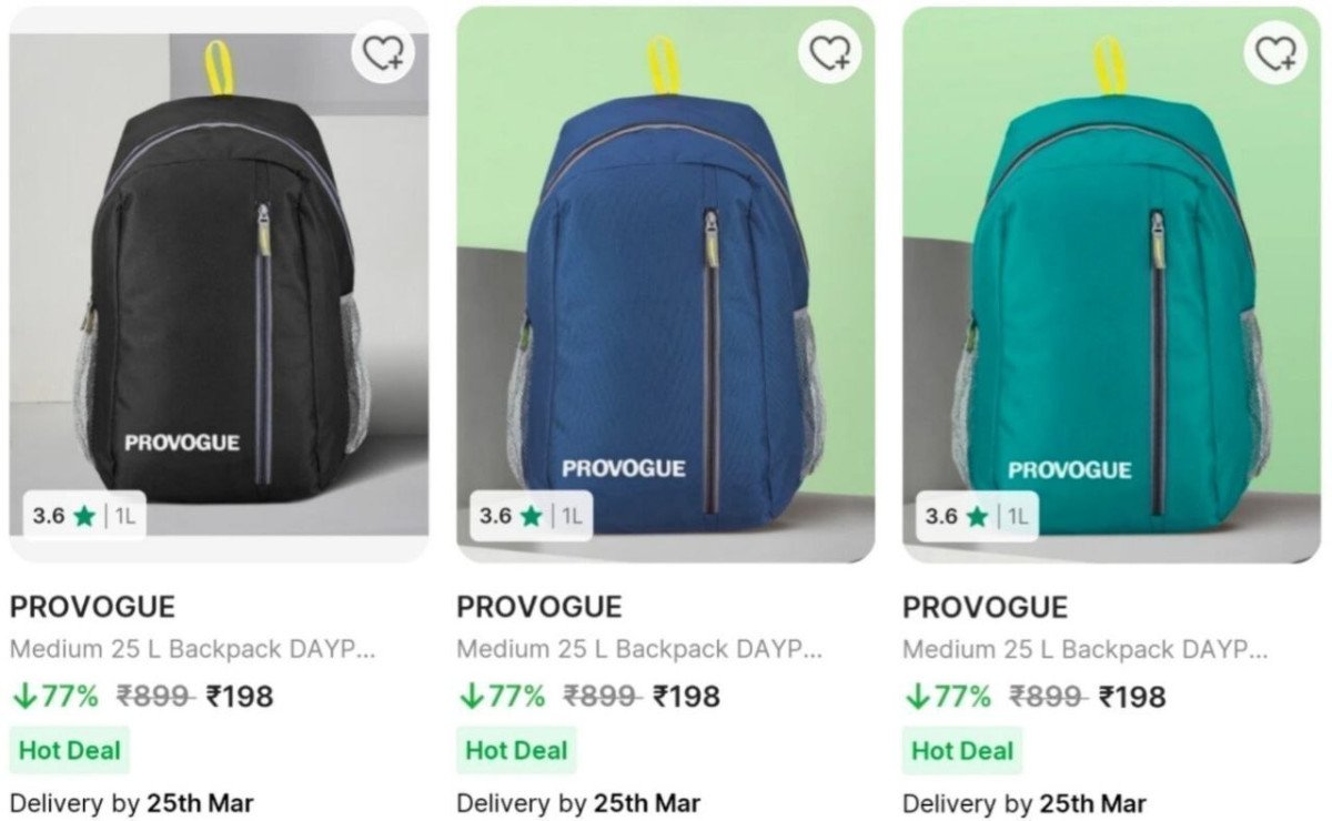 Provogue Backpack From ₹198



More Details 👉 

📢 Jo