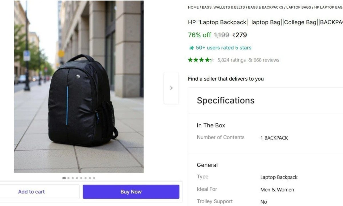 30 L Laptop Backpack (Black) @ Rs.279

 

More Details 👉 

📢 Join WhatsApp Deals


#DealsHeaven #LootDeals #BestDeals