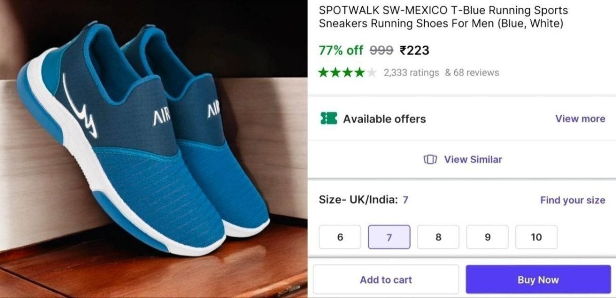 Men's Running Shoes at ₹223

 

More Details 👉 

📢 Join WhatsApp Deals


#DealsHeaven #LootDeals #BestDeals