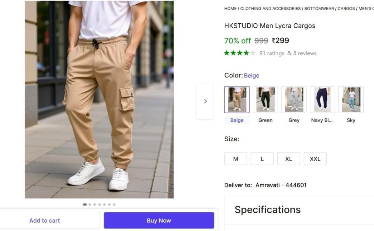 🔥  Men Lycra Cargos @ ₹299

🔗 

More Details �