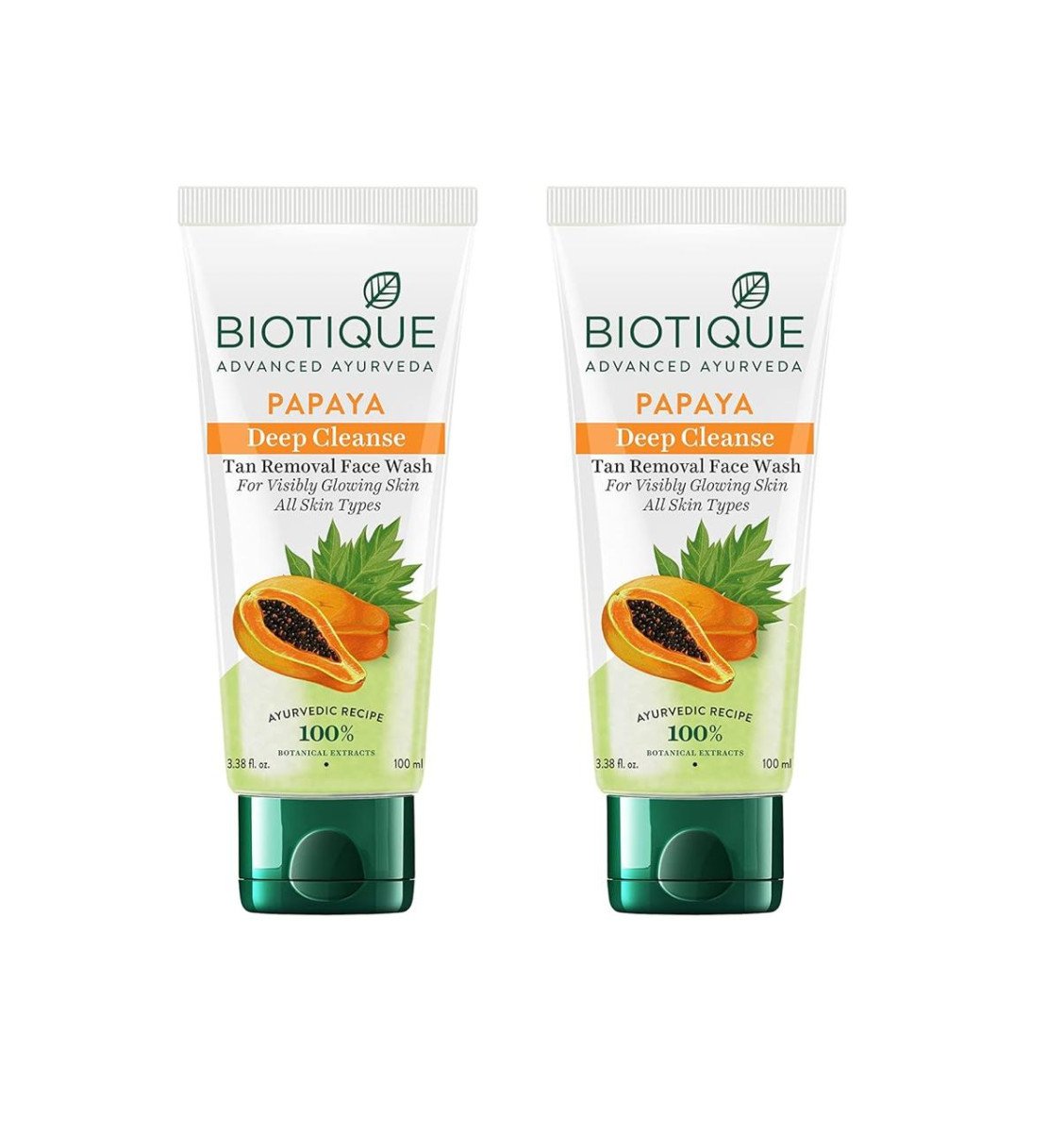 🔥🔥Biotique Papaya Deep Cleanse Face Wash | Gentle Exfo