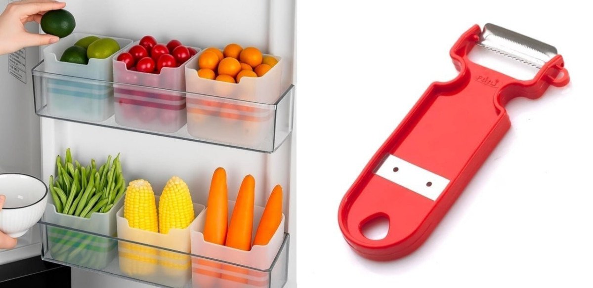 Fridge Storage Box - 4Pcs at ₹99



2-in-1 Veges & Fruit P