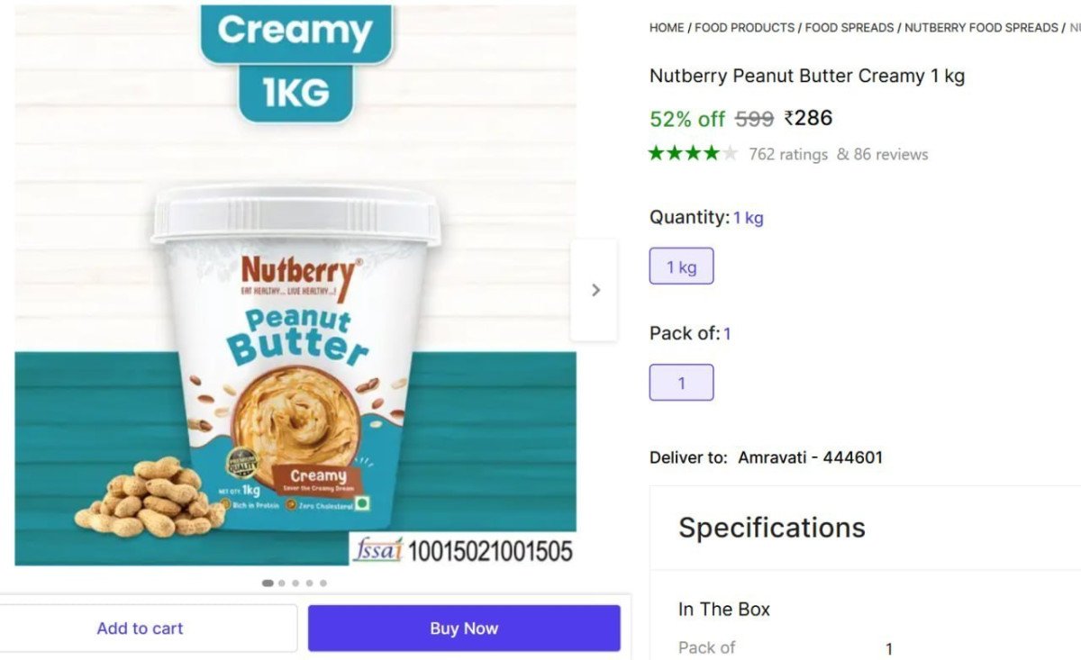 Nutberry Peanut Butter Creamy 1 kg @ ₹286



More Details 👉 

📢 Join WhatsApp Deals


#DealsHeaven #LootDeals #BestDeals
#deals 
#budgetfriendly 
#hotdeals
#trending
#dealoftheday