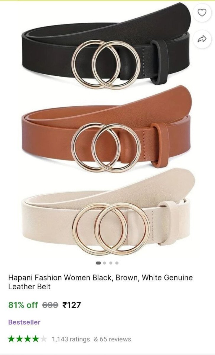 🔥  Pack of 3 Women Belts @ ₹127

🔗 

More Details 👉 

📢 Join WhatsApp Deals


#DealsHeaven #LootDeals #BestDeals
#deals 
#budgetfriendly 
#hotdeals
#trending
#dealoftheday