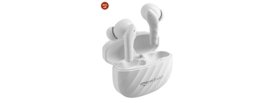 amazon basics TWS in-Ear Earbuds (AB-T10) with Fast Charging