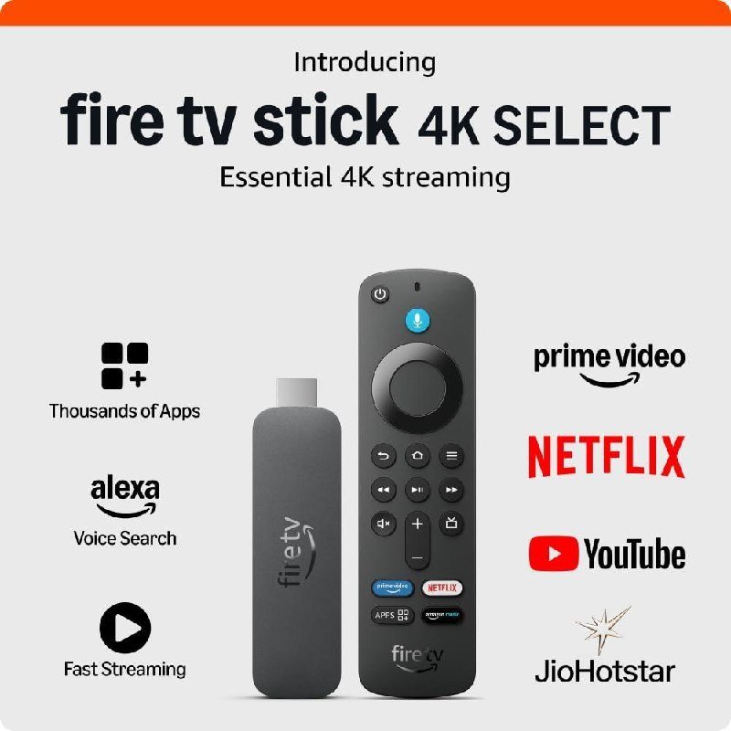 🔥 Amazon Fire TV Stick 4K Select (newest model), start st