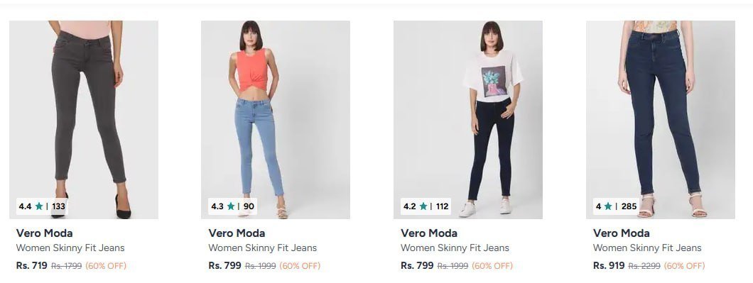Myntra | Upto 60% Off -  Vero Moda Women's Jeans

Starting  From Rs.719

🔗 

More Details 👉 

📢 Join WhatsApp Deals


#DealsHeaven #LootDeals #BestDeals
#deals 
#budgetfriendly 
#hotdeals
#...