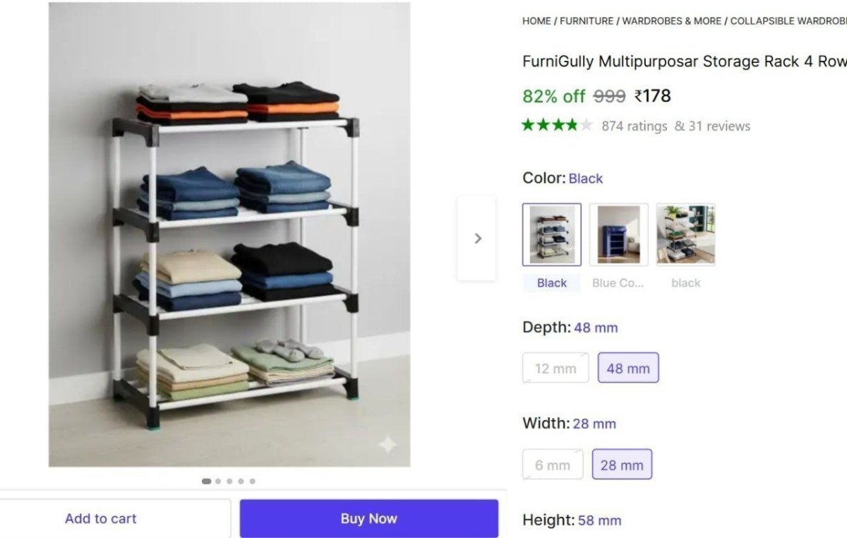 🔥  Multipurposar Storage Rack @ ₹178

🔗 

More Details 👉 

📢 Join WhatsApp Deals


#DealsHeaven #LootDeals #BestDeals
#deals 
#budgetfriendly 
#hotdeals
#trending
#dealoftheday