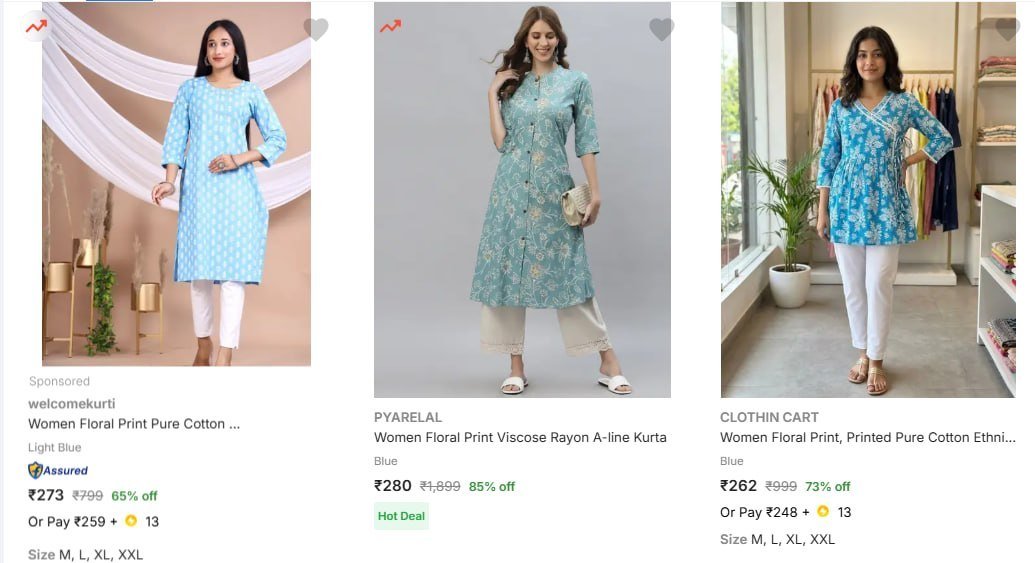 Flipkart | 🌿 FLORAL KURTIS UNDER ₹299!! 🌿

🏠 Perfect for College, Office & Home

🔗 Link : 

More Details 👉 

📢 Join WhatsApp Deals


#DealsHeaven #LootDeals #BestDeals
#deals 
#bu...